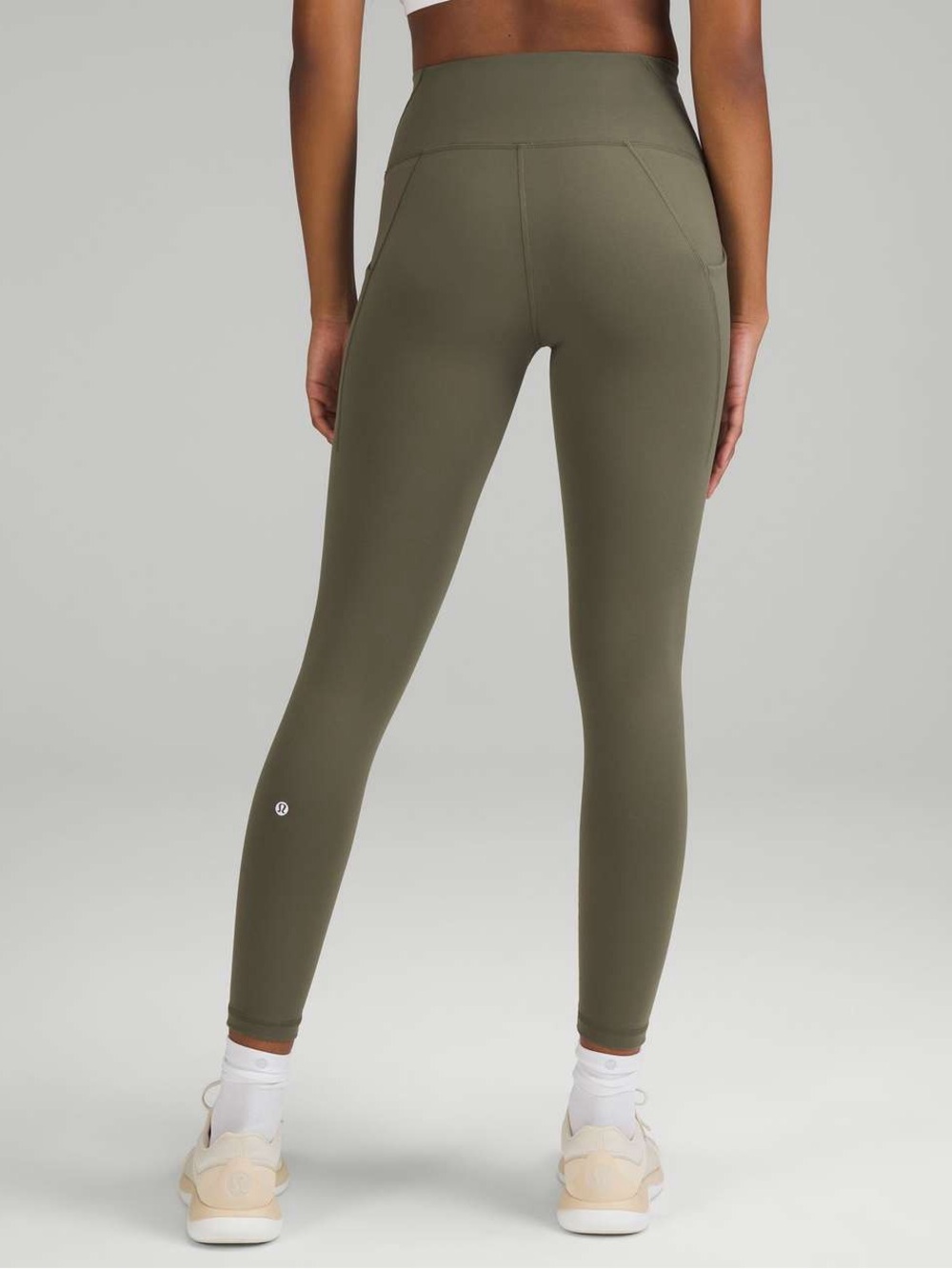 Lululemon 🍋 | 14 | Wunder Train High-Rise Tight with Pockets 25" in Army Green